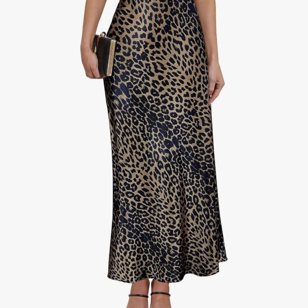 Amazon Animal Print Maxi Skirt